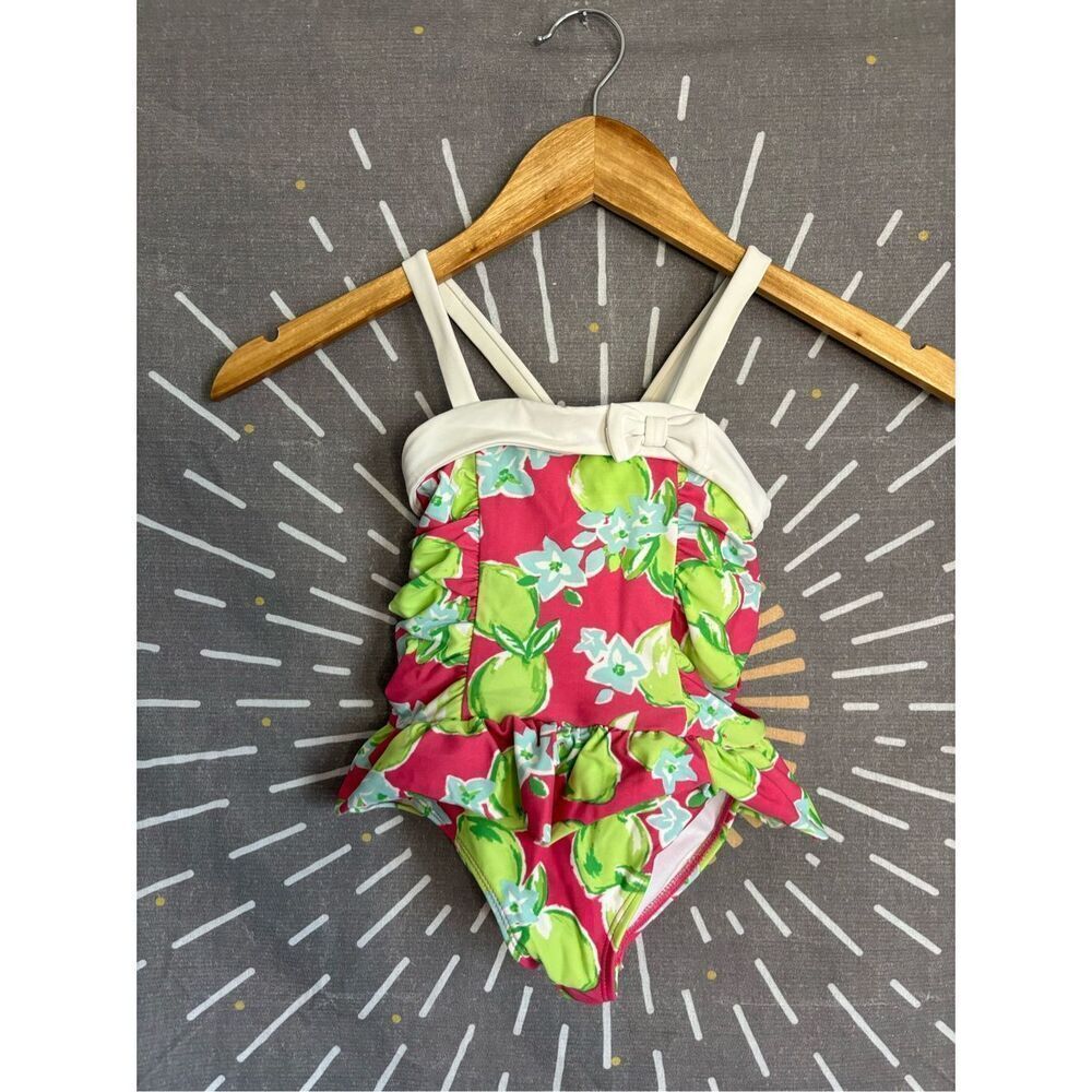 Janie and Jack Lime One Piece Swimsuit